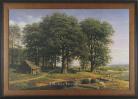Framed art print "Oak Grove" by M. Klodt