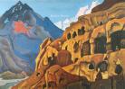 Art print "Power of Caves" by N. Roerich