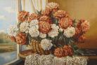 Tapestry "Peonies near Window"