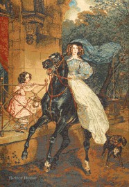 Tapestry "Lady on Horse"