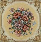 Tapestry pillow cover "Pansy Flowers"